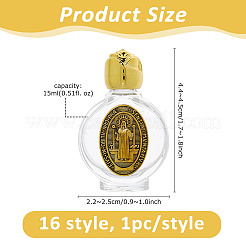 16 stücke 16 arten glas leere weihwasser flaschen für religiöse&nbsp;CON-DC0001-24A