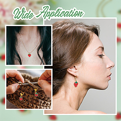 48шт 8 стиля подвески из сплава с эмалью&nbsp;ENAM-HY0001-48