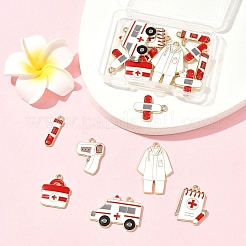 18 шт. 7 стиля подвески из сплава и эмали на медицинскую тематику&nbsp;FIND-FS0004-36