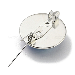 Broches rondes en verre&nbsp;FIND-Q096-01I