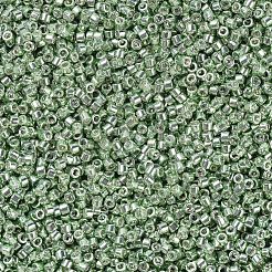 MIYUKIデリカビーズ  シリンダー  日本製シードビーズ  11/0  （db0413)亜鉛メッキモスグリーン  1.3x1.6mm  穴：0.8mm  約10000個/袋  50 G /袋&nbsp;SEED-X0054-DB0413