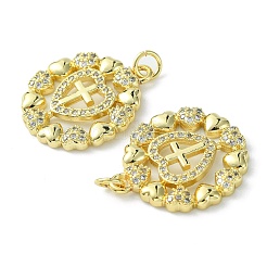 Стойки обшивки латунь микро проложить Циркон подвеску&nbsp;KK-K332-14G