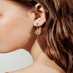 2 шт. Латунные подвески с микропаве&nbsp;ZIRC-LP0001-04