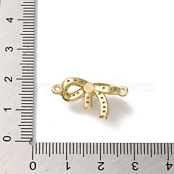Anhänger aus Messing mit Gestellbeschichtung aus klarem Kubisch Zirkonia&nbsp;KK-R158-09G