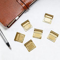 Латунные закладки зажим для страницы&nbsp;AJEW-WH20115-09G