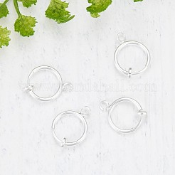 Латунные серьги-клипсы X-KK-P102-01S