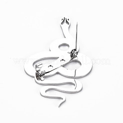 Брошь в виде змеи JEWB-N007-009P-FF