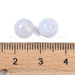 Натуральные синие кружевные агатовые бусины G-G118-01B