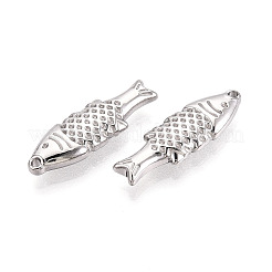 Подвески в виде рыбок из нержавеющей стали 304&nbsp;STAS-T069-10P