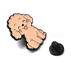 Эмалевые булавки в виде пуделя&nbsp;JEWB-I055-04EB-05