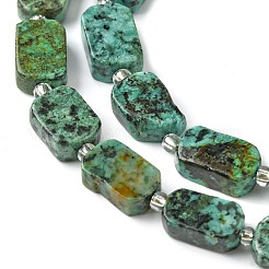 Бусы натуральная африканская бирюза (яшма) G-C098-A04-01