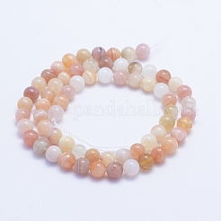 Природные Ботсвана агат бисер нитей G-F530-04-4mm