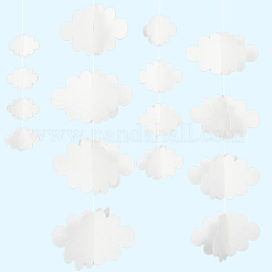 Войлочные 3d colud подвесные потолочные украшения&nbsp;HJEW-WH20010-07B