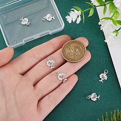 6 шт. 925 подвески из стерлингового серебра&nbsp;STER-PH0002-41