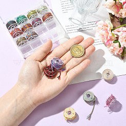 16 рулон 16-х цветных хлопковых ниток ручной работы&nbsp;ST-CJ0042-001