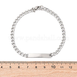 Браслеты из звеньевой цепи из нержавеющей стали 304&nbsp;BJEW-A032-06P