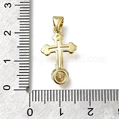 Латунные микро проложить кубического циркония подвески&nbsp;KK-C090-02G