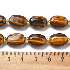 Природных тигровый глаз бисер нитей&nbsp;LS-G-H005-A10-02