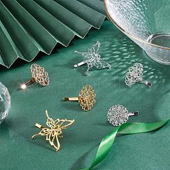 18 Stück Haarschmuck in 9 Stilen aus Eisen&nbsp;FIND-PH0002-57