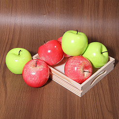 16шт 2 цвета пенопласта имитация яблока&nbsp;DJEW-CA0001-42