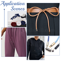 Съемные фиксаторы концов шнура из сплава&nbsp;FIND-CP0002-55C