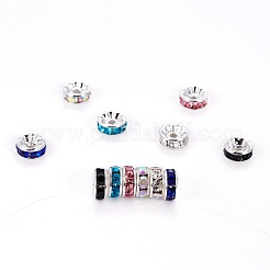 Perline distanziatori strass in ottone&nbsp;RB-JP0002-09