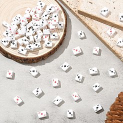 200шт бусины из полимерной глины ручной работы&nbsp;CLAY-YW0002-62