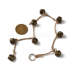 Decoraciones colgantes de hierro campana&nbsp;HJEW-JM02222-01