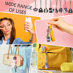 Ремешки для мобильных устройств с подвеской из сплава эмали HJEW-BC00027