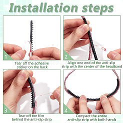 24 шт. 4 стиля самоклеящиеся ПВХ нескользящие наклейки на зубы&nbsp;DIY-FG0006-47