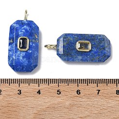 Граненые подвески из натурального лазурита&nbsp;G-F819-02G-06