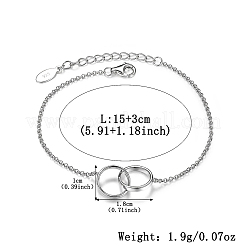 Кольцо из стерлингового серебра ссылка браслеты TF4360-1