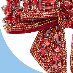 2шт украшения для обуви из сплава со стразами AJEW-GO0001-75