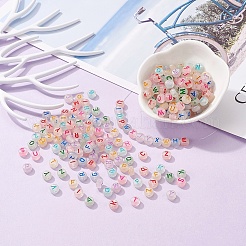 300 шт. Светящиеся акриловые бусины&nbsp;MACR-YW0001-40