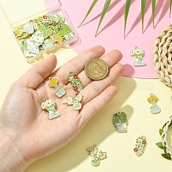 30шт 5 стиля подвески из сплава с эмалью&nbsp;ENAM-CJ0007-10