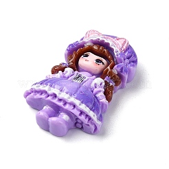 Мультяшные девушки из непрозрачной смолы декодируют кабошоны&nbsp;RESI-S392-04C-03