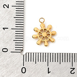 Подвески из нержавеющей стали 304 со стразами&nbsp;STAS-P431-18G