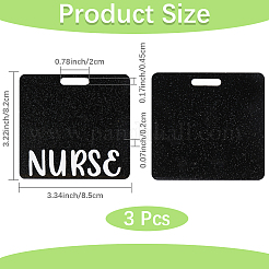 Акриловые подвески&nbsp;MACR-WH20004-001G