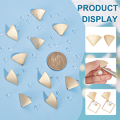 10 шт. латунные серьги-гвоздики KK-BC0011-54