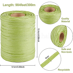 1 rouleau de cordons en papier raphia pour la fabrication de bijoux DIY&nbsp;OCOR-BC0001-54E