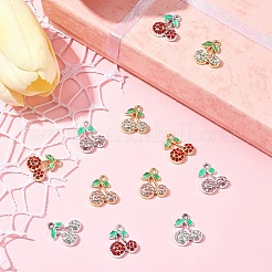 12шт 6 цвета подвески из сплава с покрытием стойки&nbsp;FIND-FS0003-11