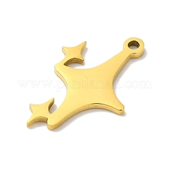 5 Stück 201 Edelstahlanhänger&nbsp;STAS-Z068-04G