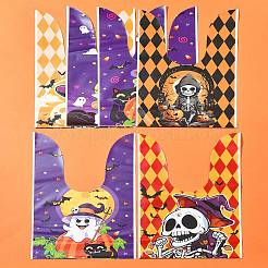 60 шт. 2 пластиковых пакета для конфет на Хэллоуин в форме кролика ABAG-FS0001-06