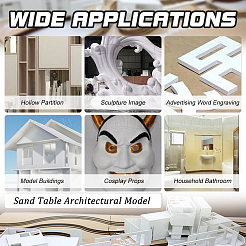 PVC-Schaumstoffplatten&nbsp;LS-DIY-WH0349-23A