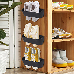 6 perchero de plástico para zapatillas de baño.&nbsp;ODIS-WH0030-331A