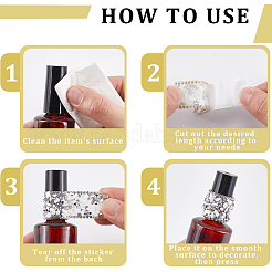 Отделка стразами из смолы и бисером DIY-WH20050-05C