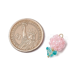 Стеклянные подвески из бисера&nbsp;PALLOY-MZ00593-03