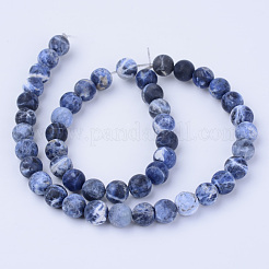 Perline sodalite naturale fili&nbsp;X-G-Q462-10mm-07