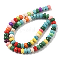 Синтетических нитей бирюзовые бусы G-B140-M01