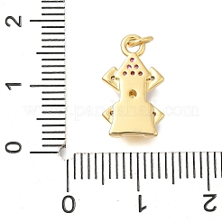 Латунные микро проложить кубического циркония подвески KK-U040-05G-01